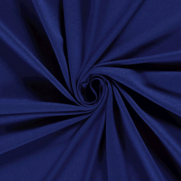 Jersey de Viscose tissu Cobalt 