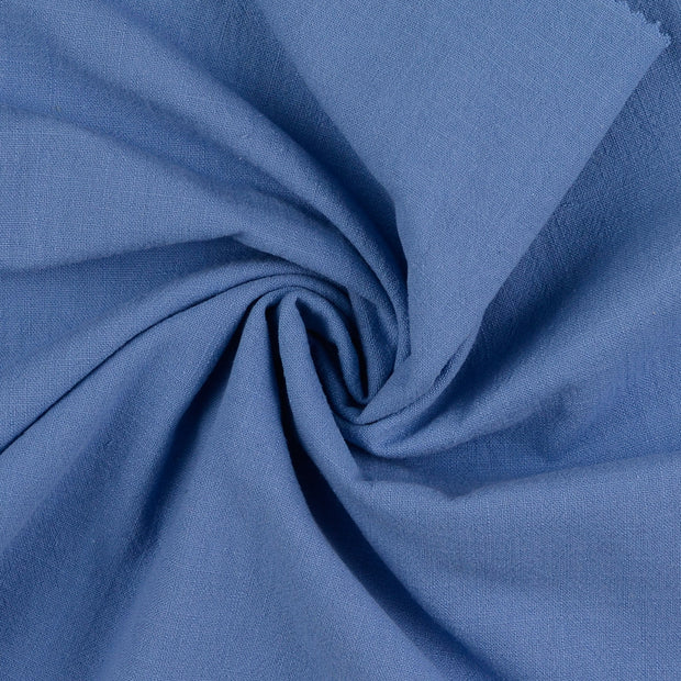 Popeline de Coton tissu Bleu clair 