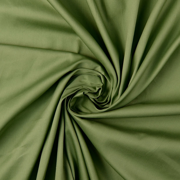 Satin tissu Vert Olive mat 
