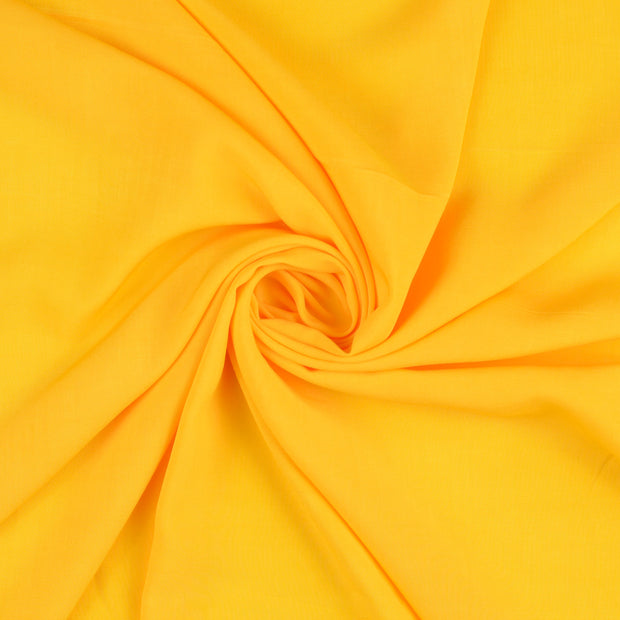 Viscose Poplin fabrik gelb 