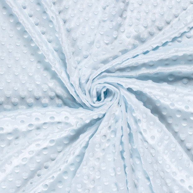 Minky fabric Baby Blue 