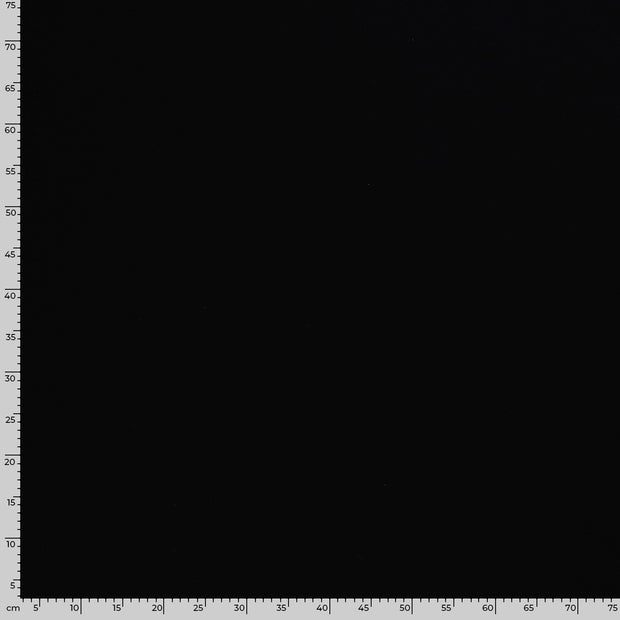 French Terry fabric Unicolour Black