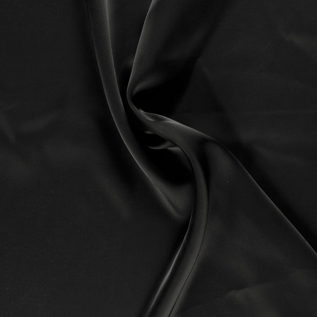 Satin fabric Black bounded 