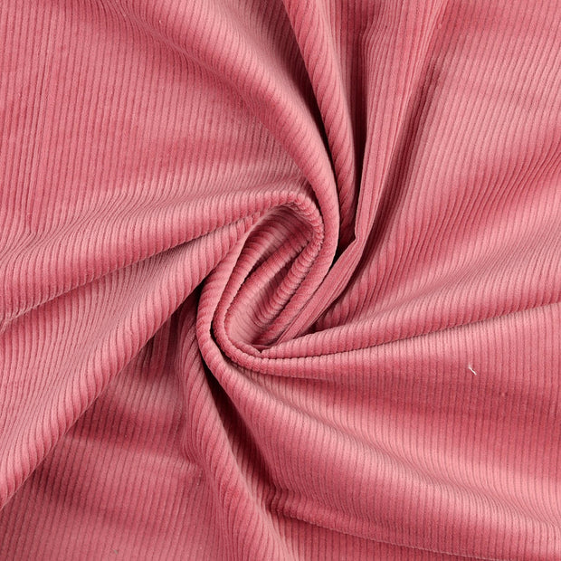 Velours Côtelé 4.5w tissu vieux rose 