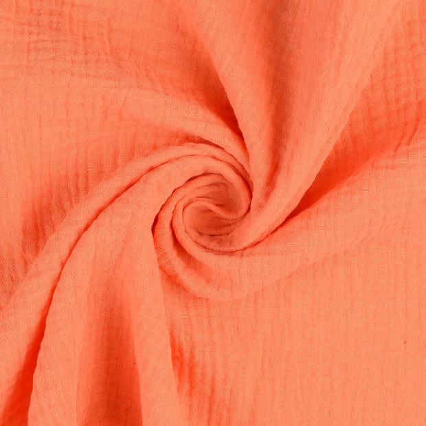double gaze tissu Coral 