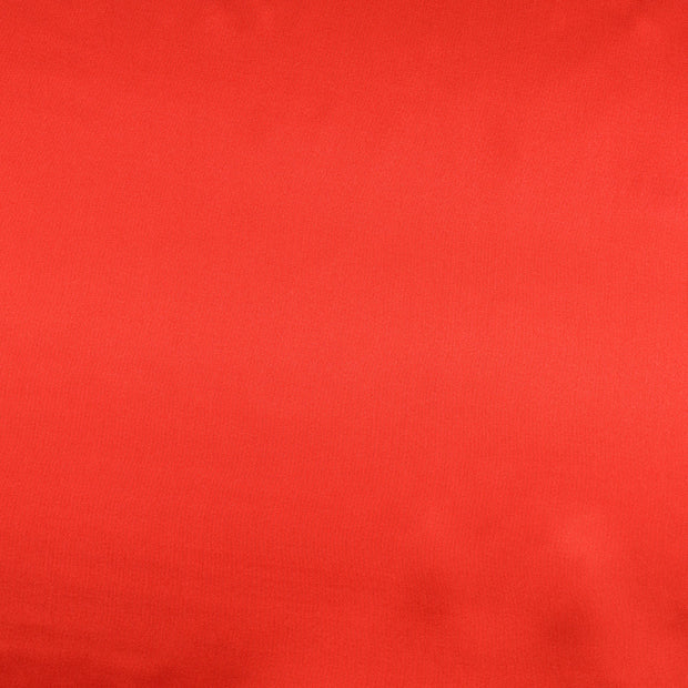 Satin fabrik Uni rot