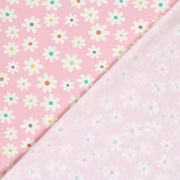 Popeline de Coton tissu fleurs imprimé 