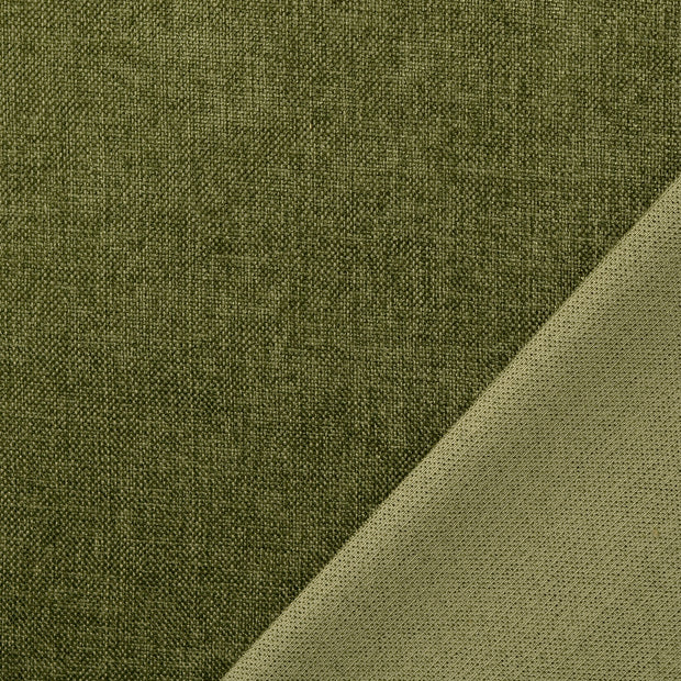 Chenille fabric Green water repellant 