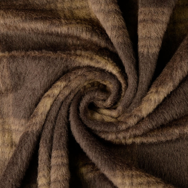 Mantel Wool Touch fabric Brown 
