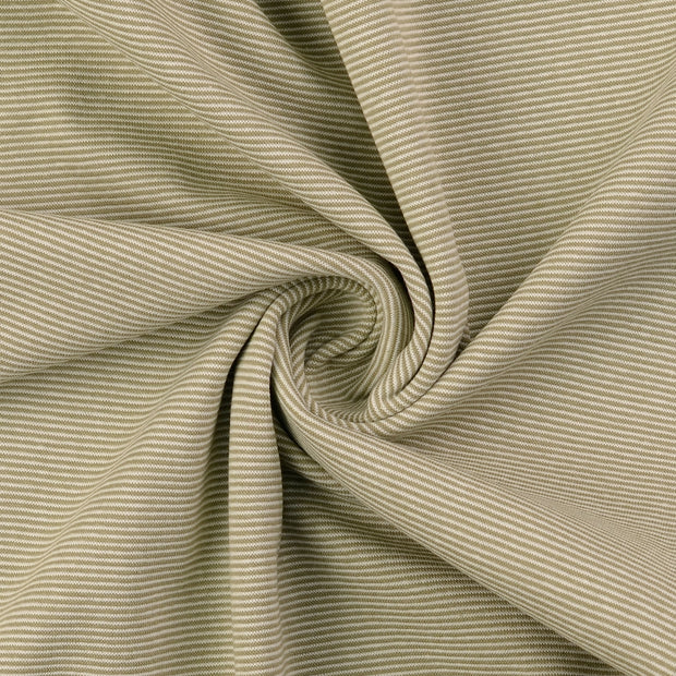 Bündchen Yarn Dyed fabrik Olivgrün matt 