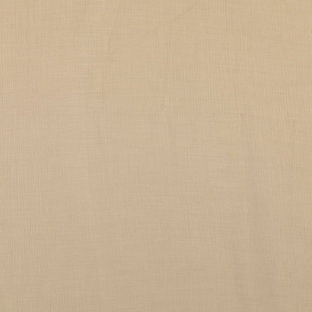 Popeline de Viscose tissu Unicolore Beige