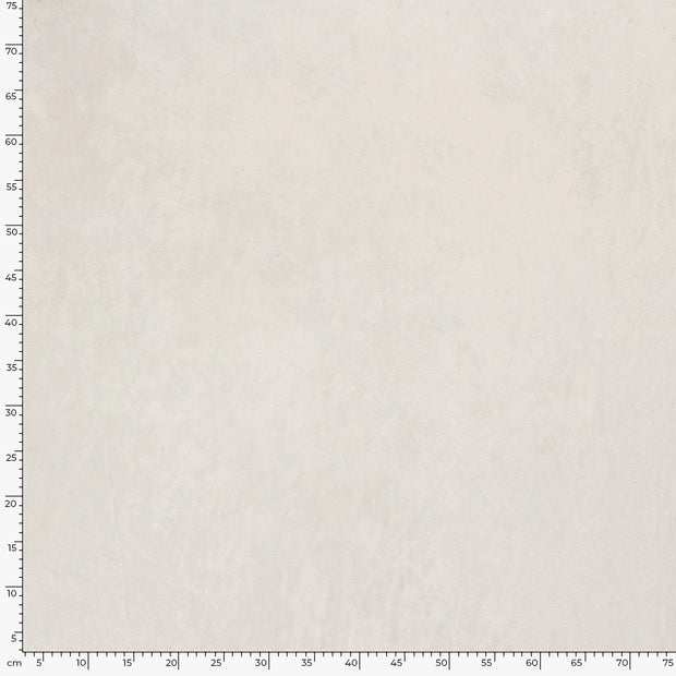Velvet fabric Unicolour Off White
