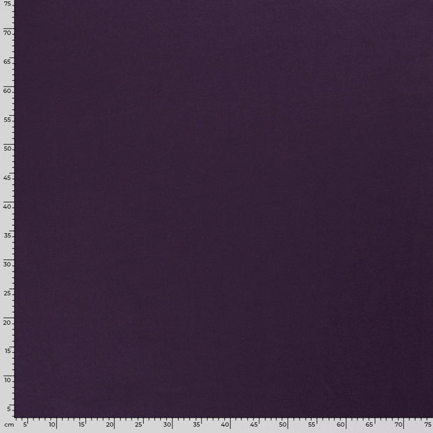 Jogging fabric Unicolour Aubergine