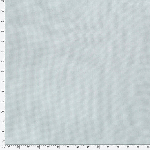 Knitted Waffle fabric Unicolour Ice Blue