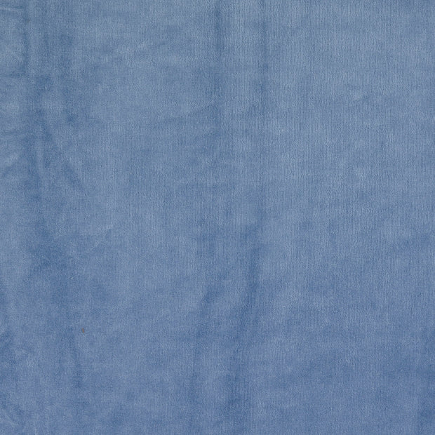Nicky velours fabrik Indigoblau weich 