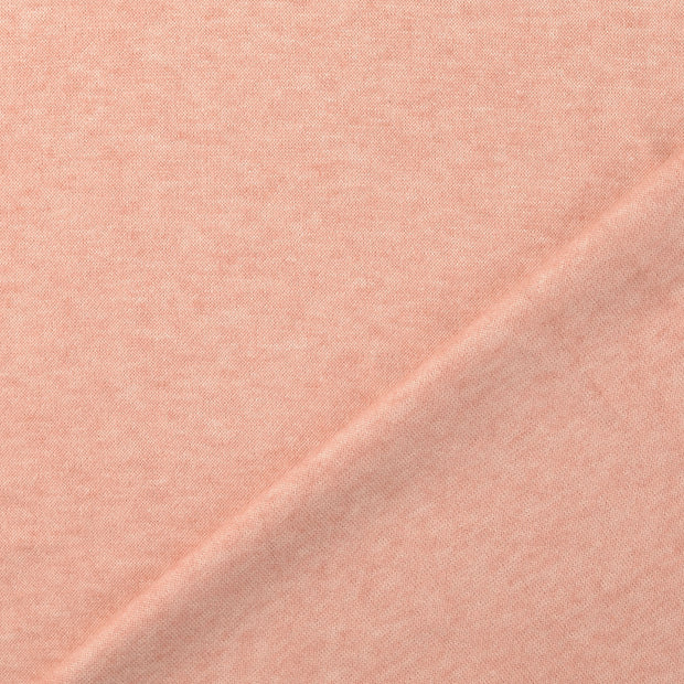 Heavy Knit fabric Salmon brushed 