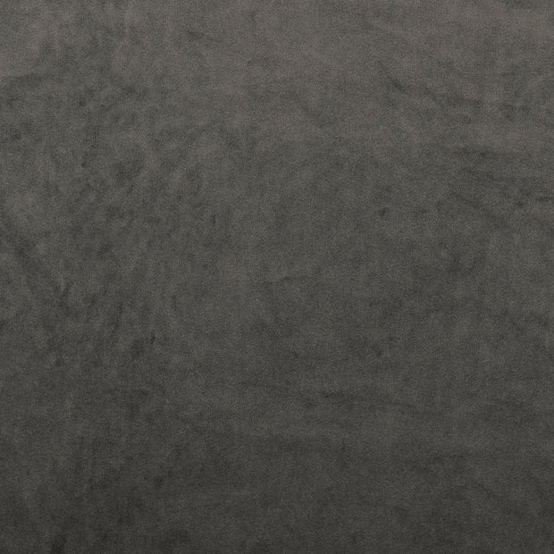 Velours fabrik Uni grau