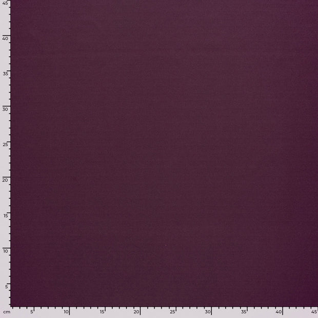 Punta di Roma fabric Unicolour Aubergine