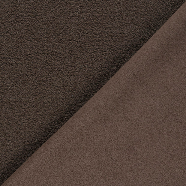 Teddy fabric Unicolour backed 