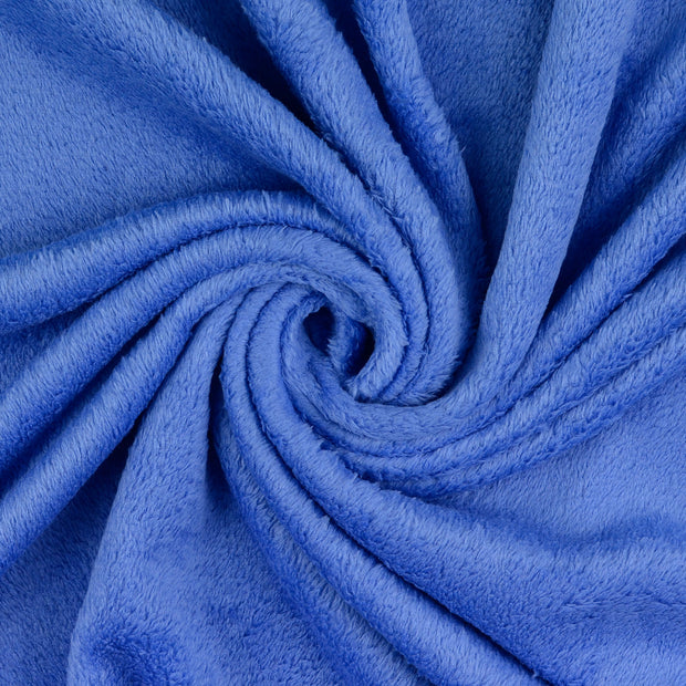 Wellness Fleece fabrik Königsblau 