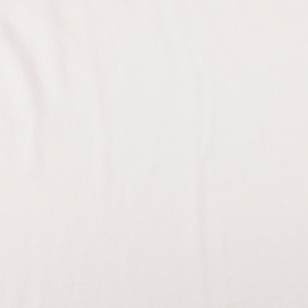 Popeline de Viscose tissu Unicolore blanc