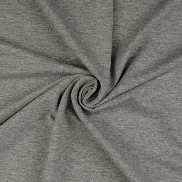 French Terry tissu gris 