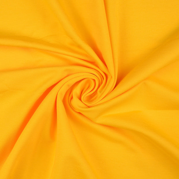 French Terry tissu jaune 