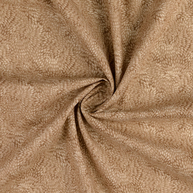 Baumwolle Popeline fabrik Beige 
