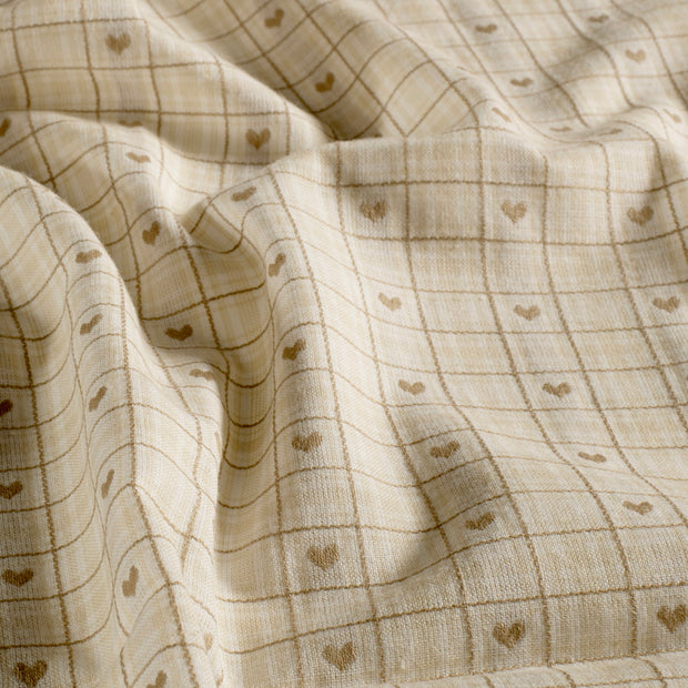 tissu Carreaux Beige