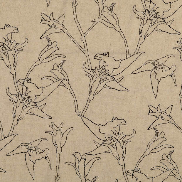 tissu fleurs Beige
