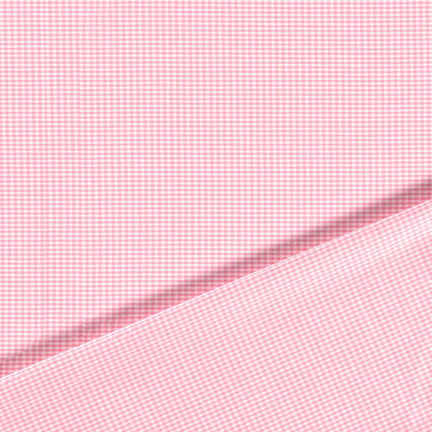 Popeline de Coton tissu Rose mat 