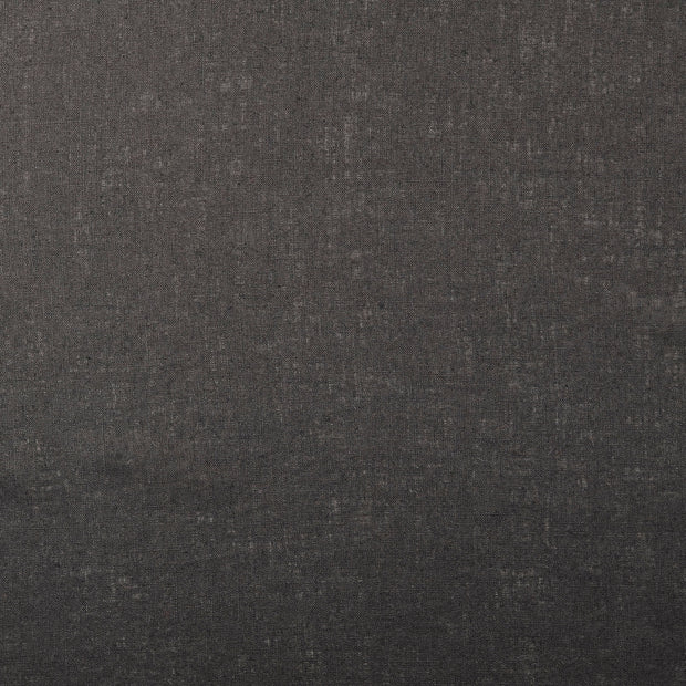Linen fabric Unicolour Black