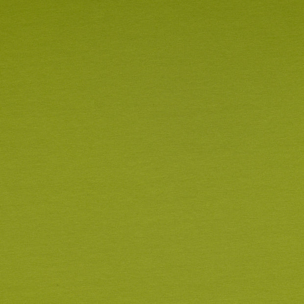 French Terry tissu Unicolore Vert Forêt