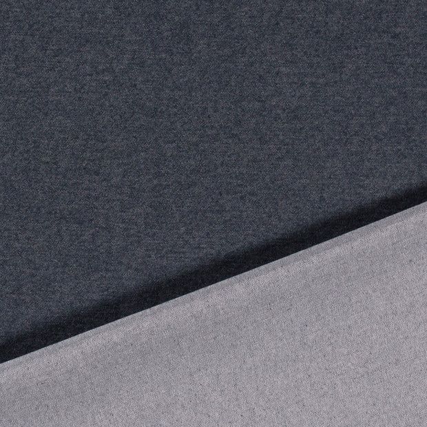 Denim Stretch tissu Bleu Marine Pré-lavé 