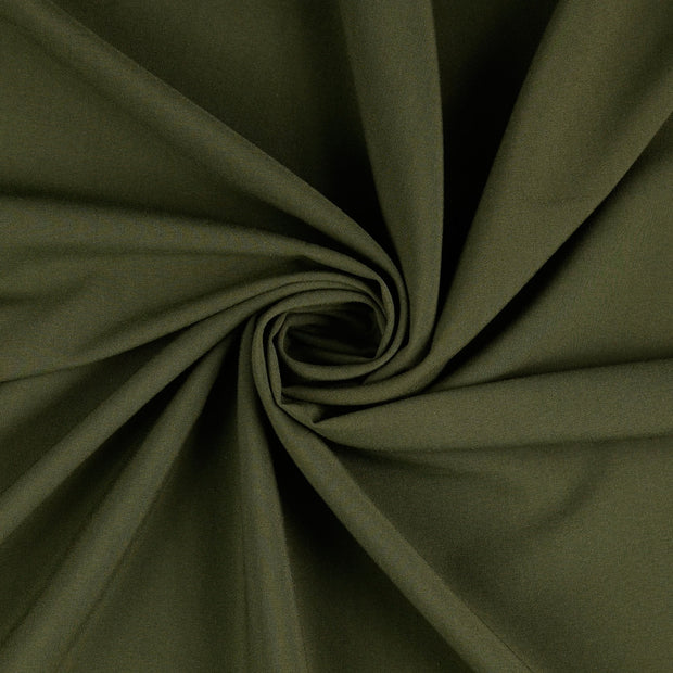 Gabardine tissu Vert kaki 