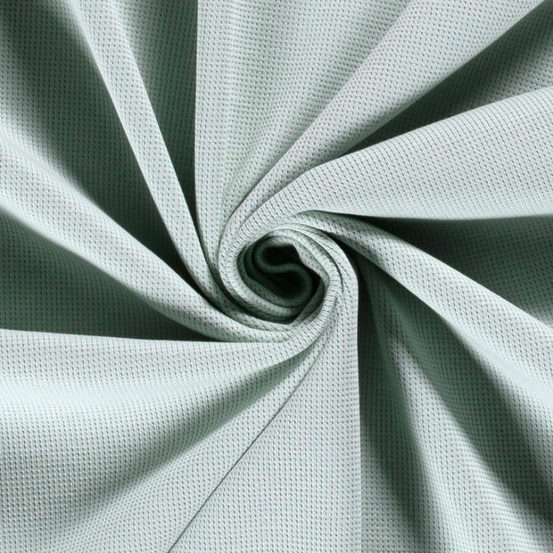 Knitted Waffle fabric Unicolour Ice Blue
