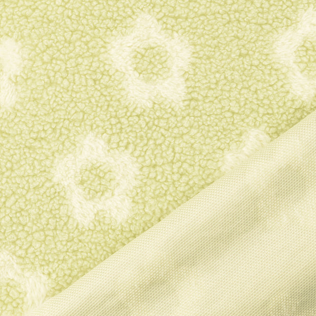 Teddy fabrik Grün Jacquard 