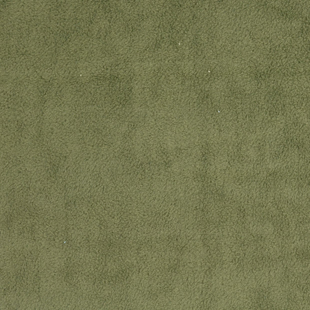 Polar Fleece fabrik Uni Khaki-Grün