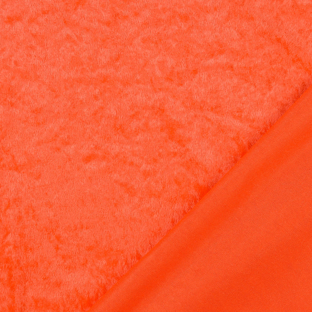 Velours fabrik Uni crushed 
