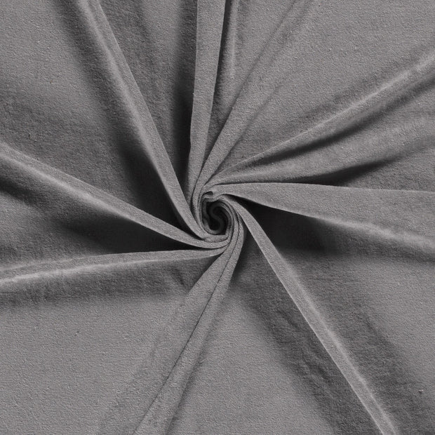 Stretch terry fabric Grey 