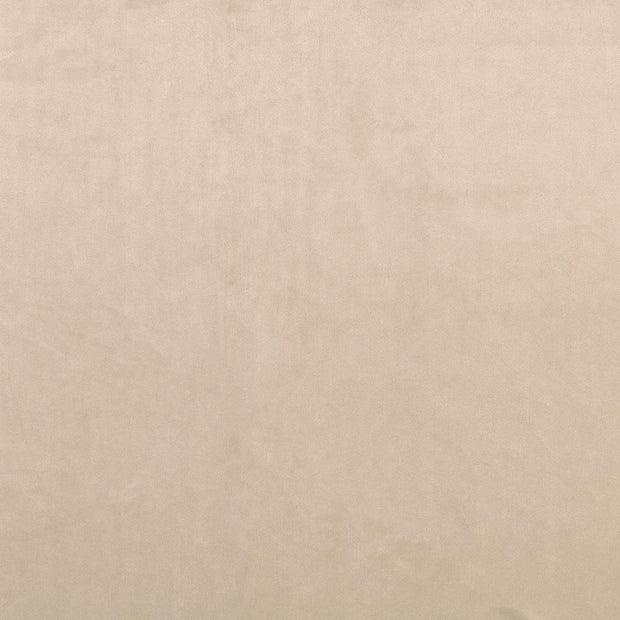 velours tissu Unicolore Beige