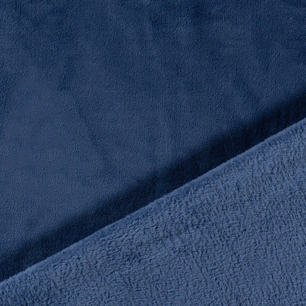 Wellness Fleece fabrik Indigoblau 