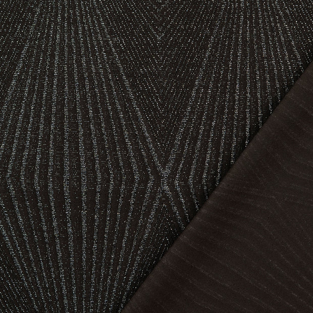 Jersey tissu argent Lurex 