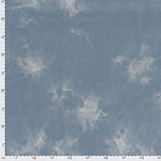 Denim fabric Abstract Light Blue