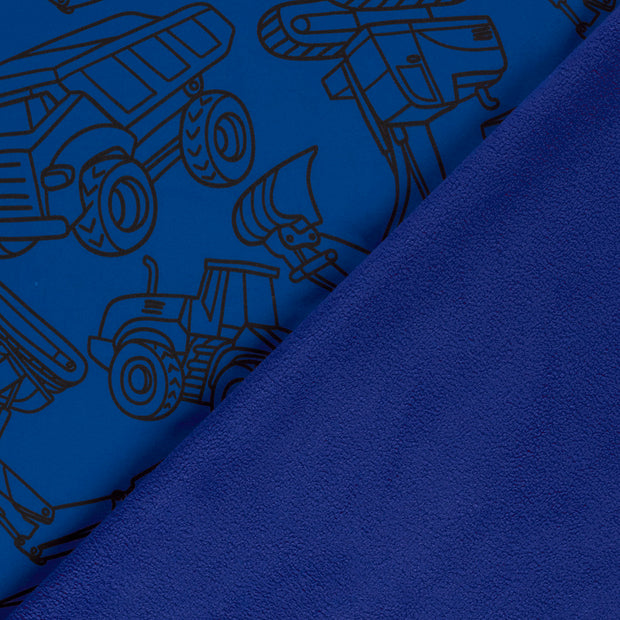 Softshell fabric Vehicles digital printed 