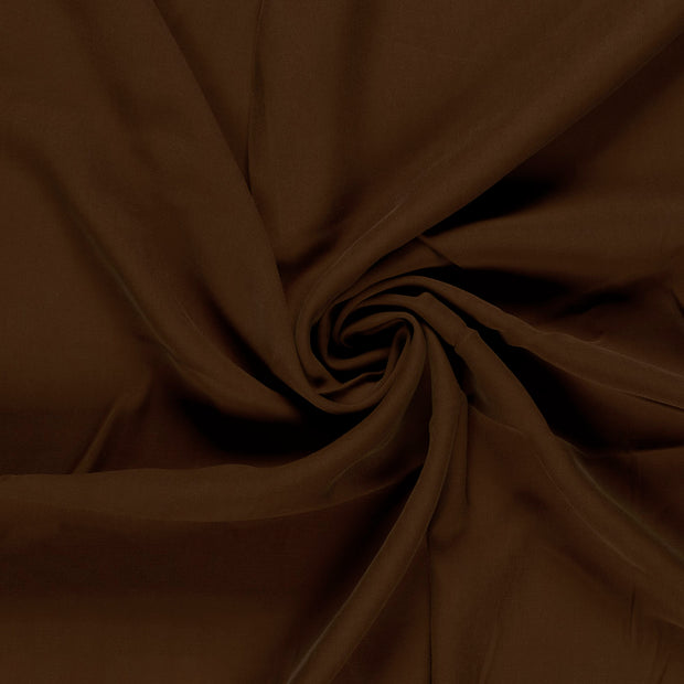 Viscose Twill fabrik Braun 