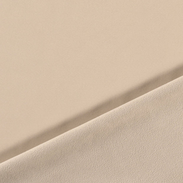 softshell tissu Beige doublé et l'arrière 