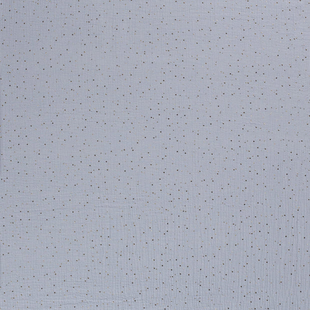 Muslin fabric Baby Blue matte 