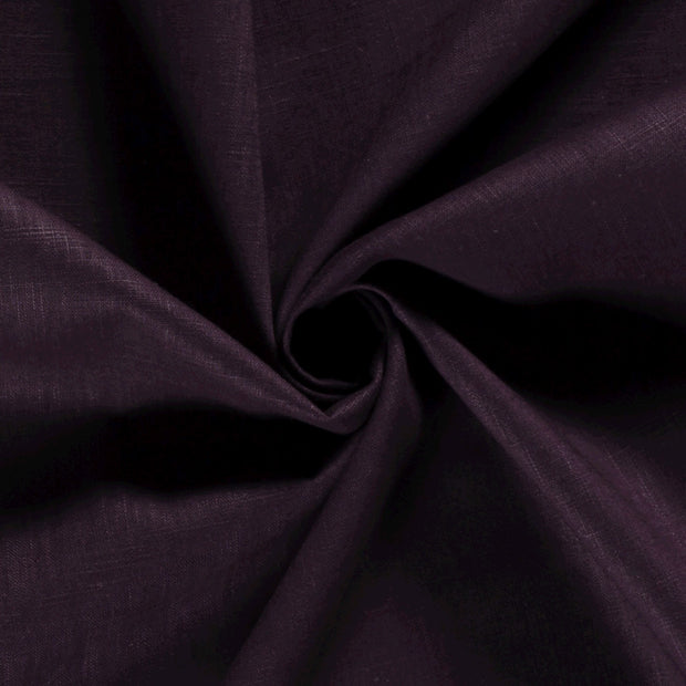 Leinen fabrik Aubergine matt 