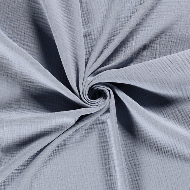 Muslin Triple Layer fabric Baby Blue 